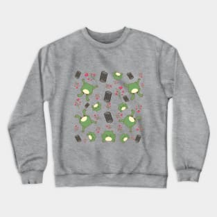 Green Spring Frog Crewneck Sweatshirt